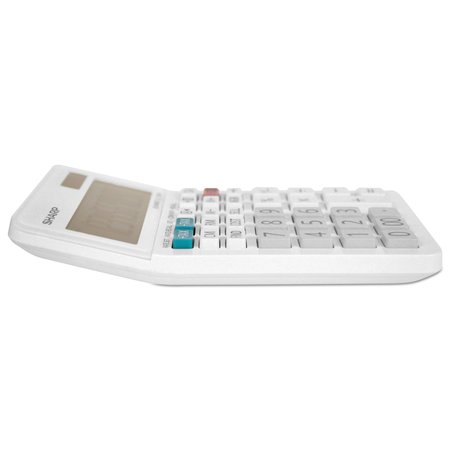Sharp Desktop Calculator, 10-Digit, Wh EL-330WB
